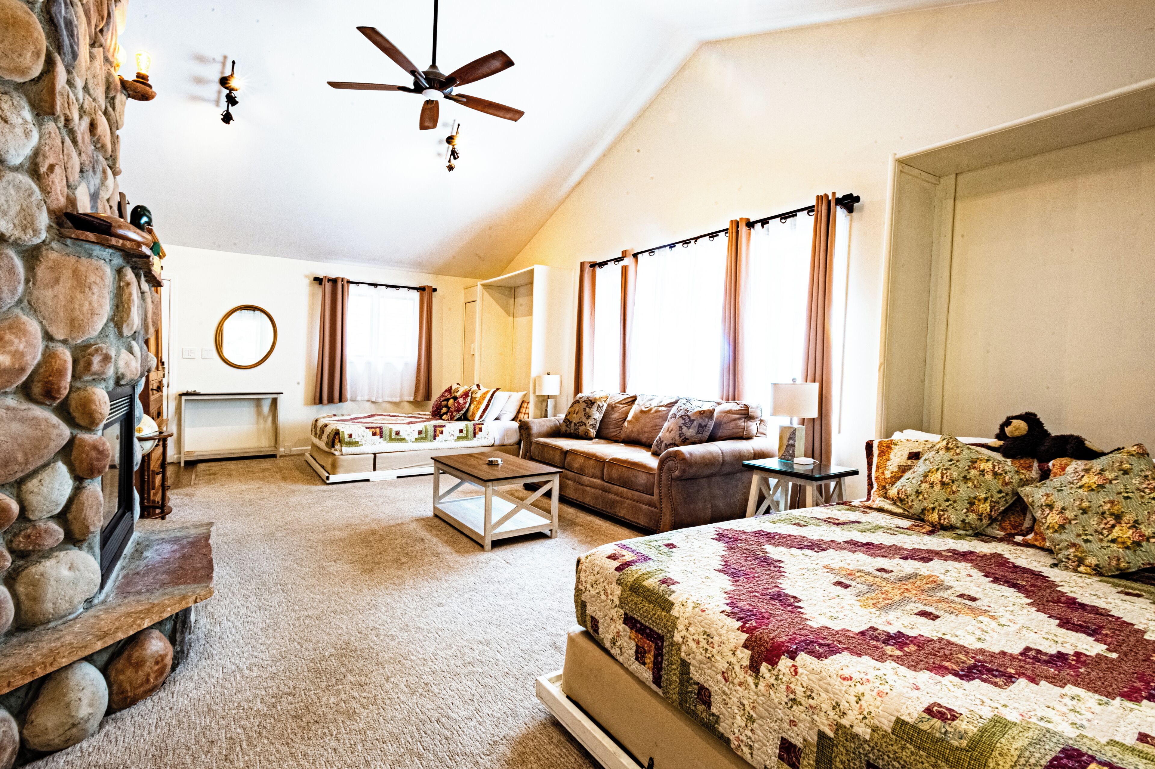 Premium bedding, memory-foam beds, individually decorated