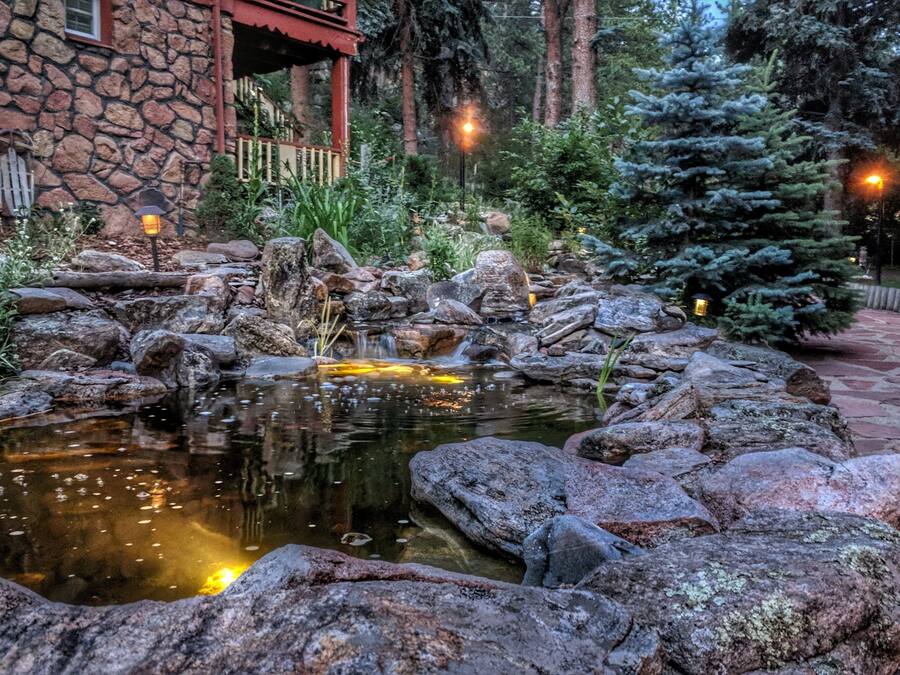 Front of property – evening/night