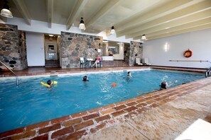 Indoor pool, outdoor pool