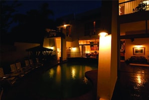 Front of property – evening/night