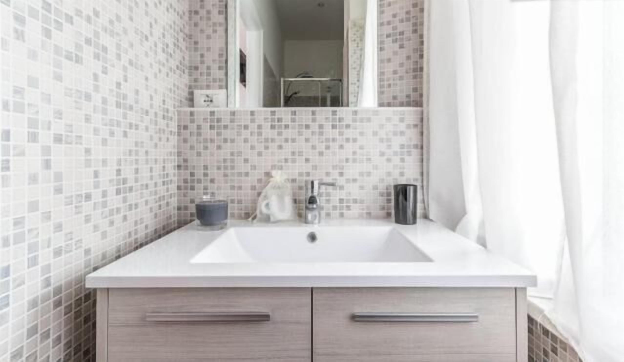 Regadera, secadora de cabello, bidet, toallas 