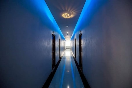 Hallway. The Linux Garden Hotel