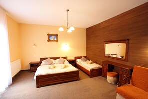 Blackout curtains, soundproofing, free cots/infant beds