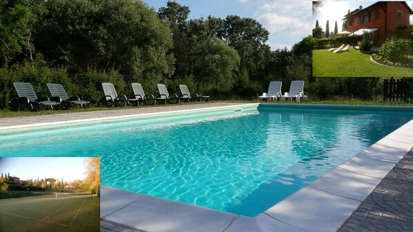Outdoor pool - Villa with large garden in the Chianti hills (Siena)