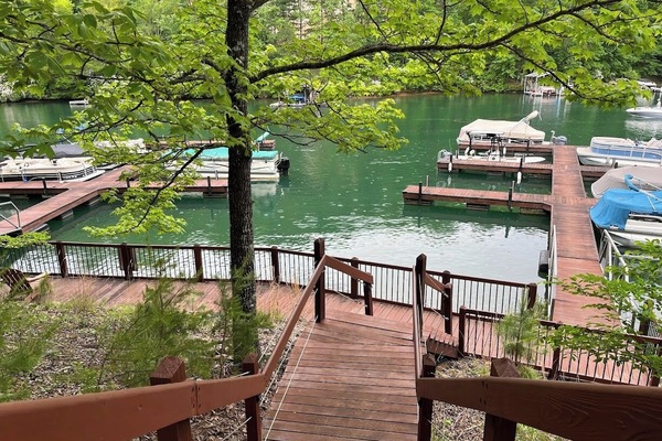 Short walk to your private boat slip.
