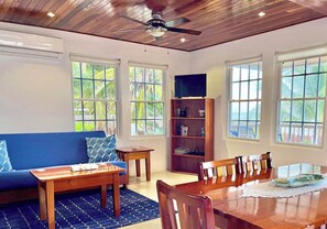 Smart TV, DVD player, offices - Oceanfront 2 bed/2 bath Velento#2/private dock, pool, free paddleboards (Caye Caulker)