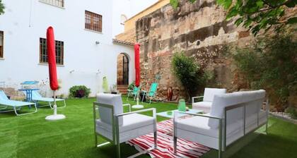house of the walled courtyards in historical center
