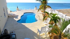 Piscina externa, piscina aquecida