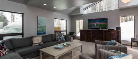 Téléviseur connecté, foyer, lecteur de DVD