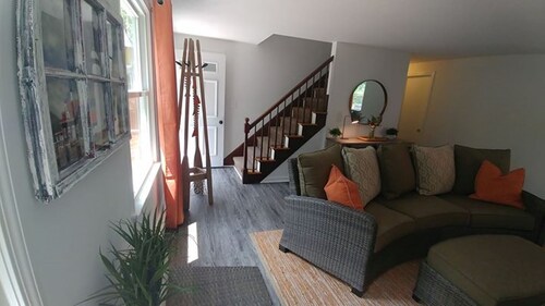 Less than a mile to the beach