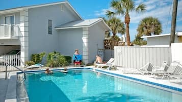 Una piscina riscaldata