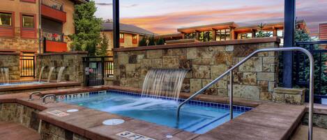 Indoor pool, outdoor pool