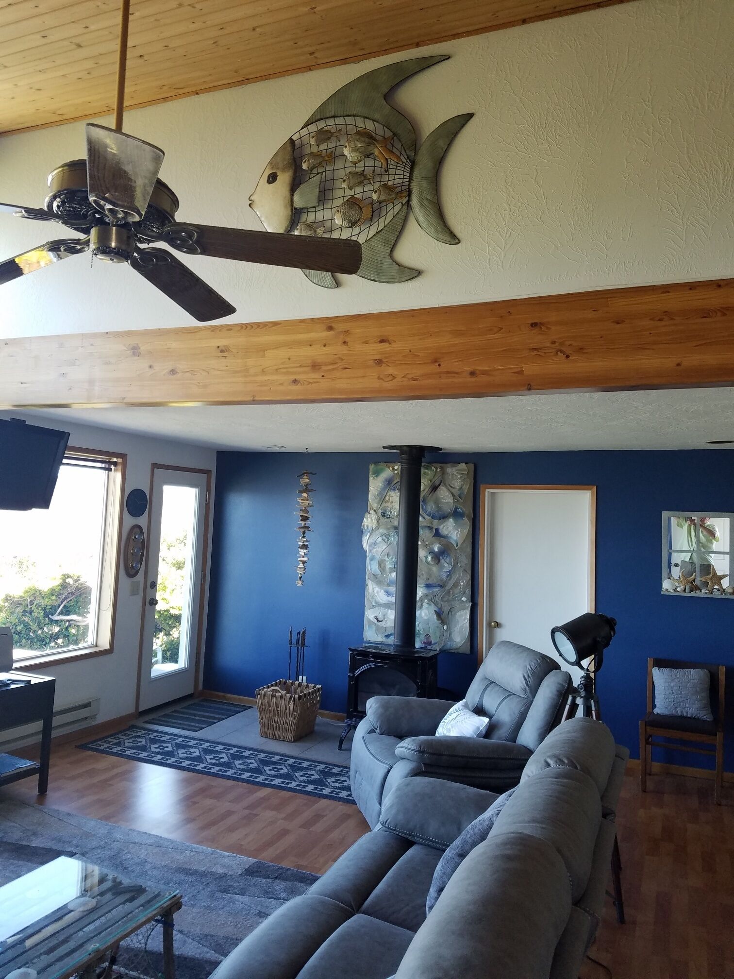 The "big fish" working its way west over new couches and recliners. 
