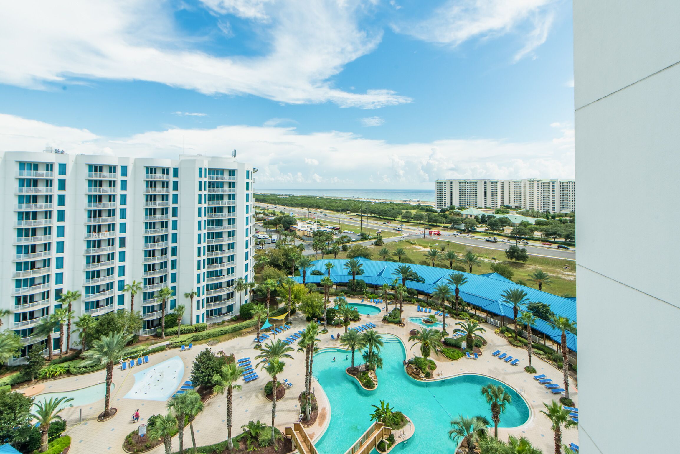 🌊Gulf View~HUGE Lagoon Pool~Playground~Whirlpool~Palms Resort 21113 Jr. 2BR