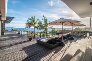 Terrace/patio - PANDAWA BEACH CLIFF EDGE ABSOLUTE OCEAN VIEW VILLA BALI 5 STAR LUXURY 3 BEDROOMS (kutuh)