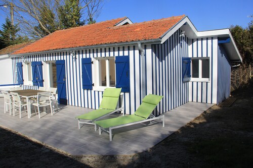 Cabane typique du bassin d’Arcachon à 2 pas du port