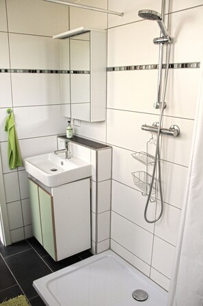 Shower, hair dryer - Cozy cottage in the Palatinate Forest - in the southern Wasgau (Gossersweiler-Stein)