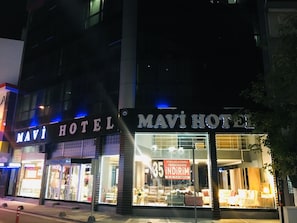 Front of property – evening/night