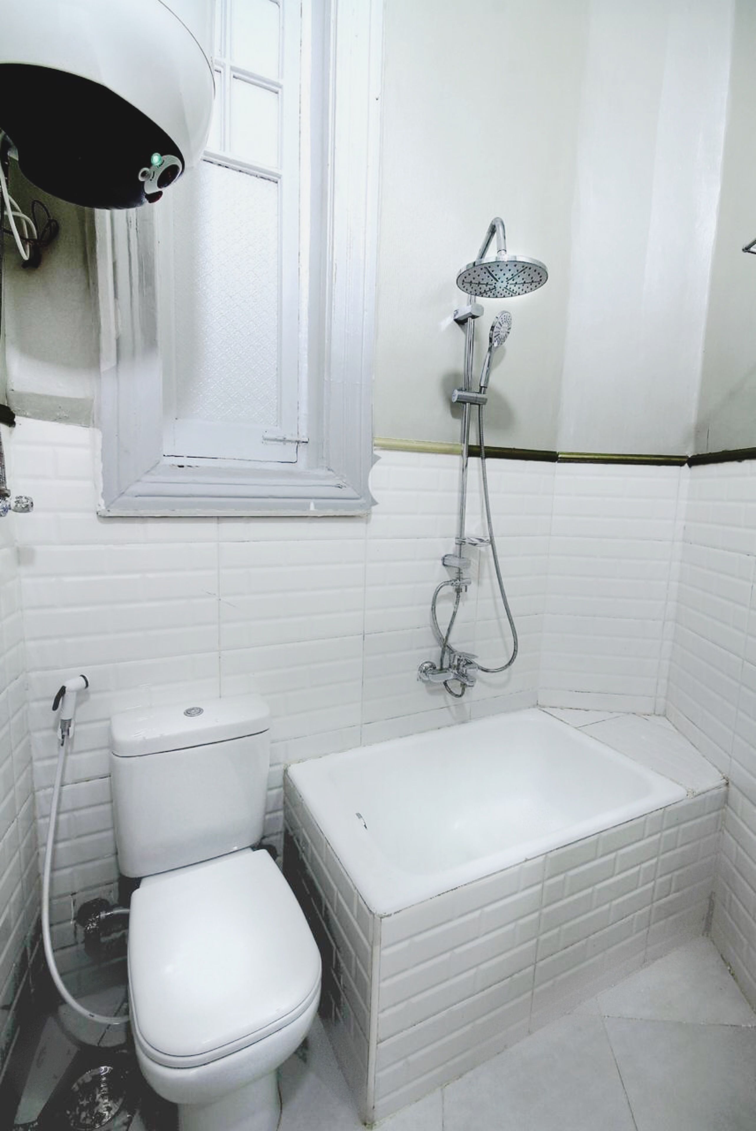 economy single room, no windows | bathroom | free toiletries, slippers, towels