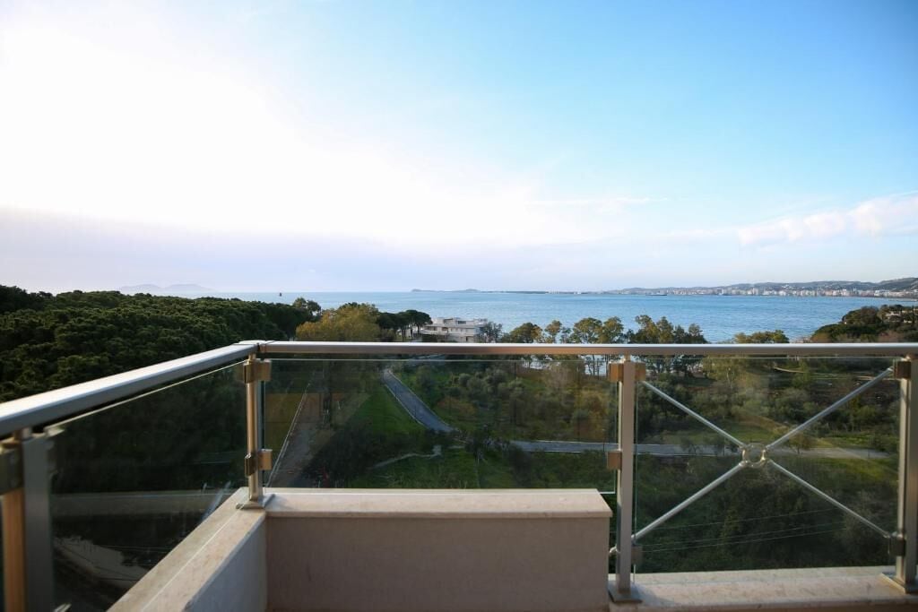 Blick von der Unterkunft