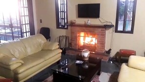 TV, fireplace, books - MONTERREY QUINTA  (Louveira)