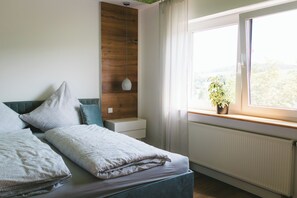 2 makuuhuonetta, ilmainen Wi-Fi, vuodevaatteet