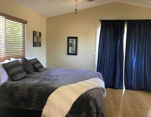 2 bedrooms, iron/ironing board, travel cot, WiFi
