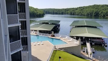 Indoor pool, outdoor pool
