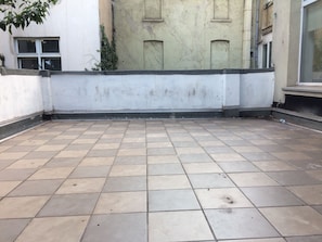 Departamento económico, 3 habitaciones, baño compartido (Economy Apartment for 11 Guests) | Terraza o patio