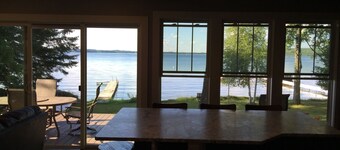 Newly Remodeled 4 bedroom Cottage with Stunning views of Beautiful Lake Metonga