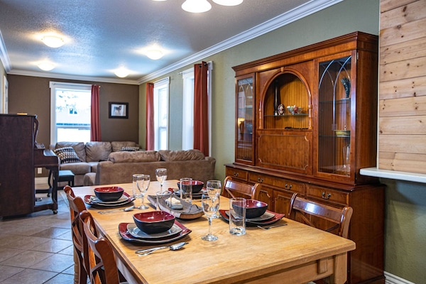 Please Note: The piano is no longer in the house.