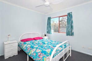 2 bedrooms, iron/ironing board