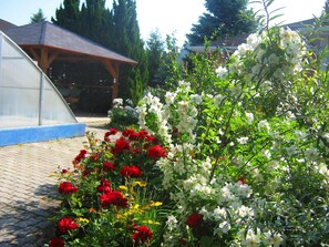 Blick von der Unterkunft