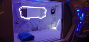 Single Capsule | Gratis Wi-Fi, sengetøj