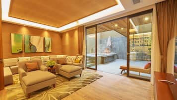 Villa C | Living area | LCD TV, foosball