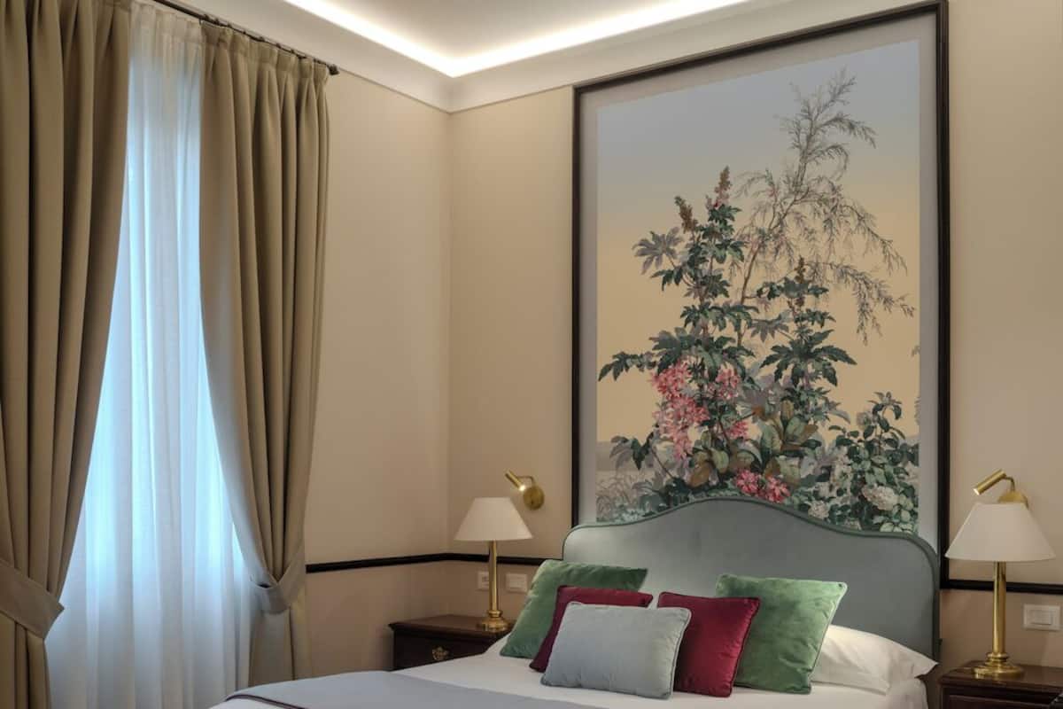 舒適雙人房 | 意大利 Frette 床單、高級寢具、羽絨被、特厚豪華床墊
