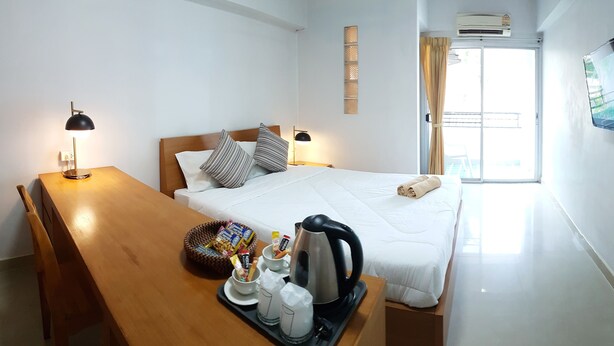 Studio – comfort, 1 queensize-seng | Wi-fi (inkludert) og sengetøy