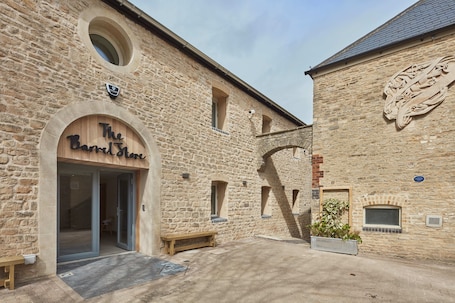 Front of property. The Barrel Store - Hostel