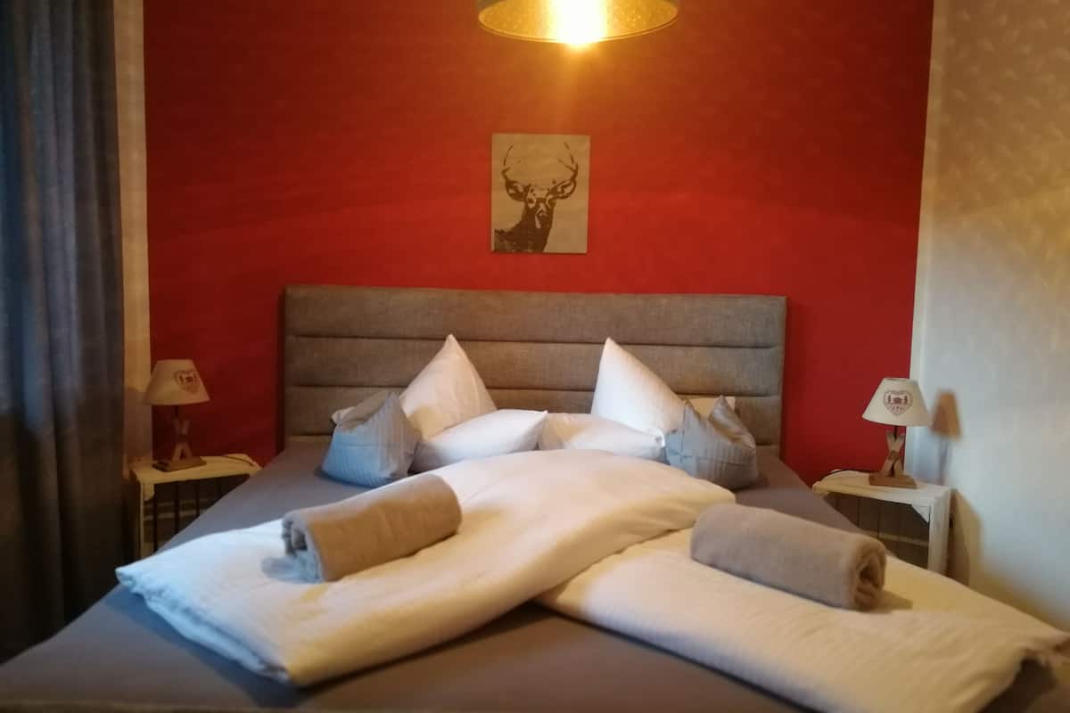 Apartemen, balkon (Hellerkraut) | 1 kamar tidur, Wi-Fi gratis, dan didekorasi berbeda-beda