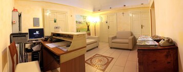 Sala de estar en el lobby