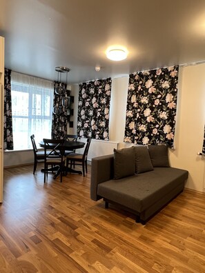 Standard Apartment, 1 Bedroom | Living area - Media Luna Guesthouse (Seydisfjordur)
