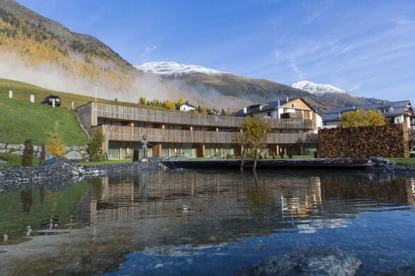 Overnatningsstedets facade