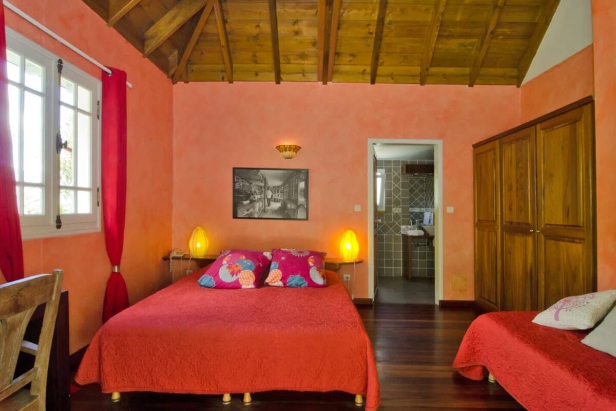 Habitación doble, 1 cama King size, para no fumadores | Ropa de cama de alta calidad, edredón, escritorio y cortinas blackout
