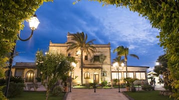 Front of property – evening/night