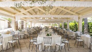 Außenbereich für Bankette