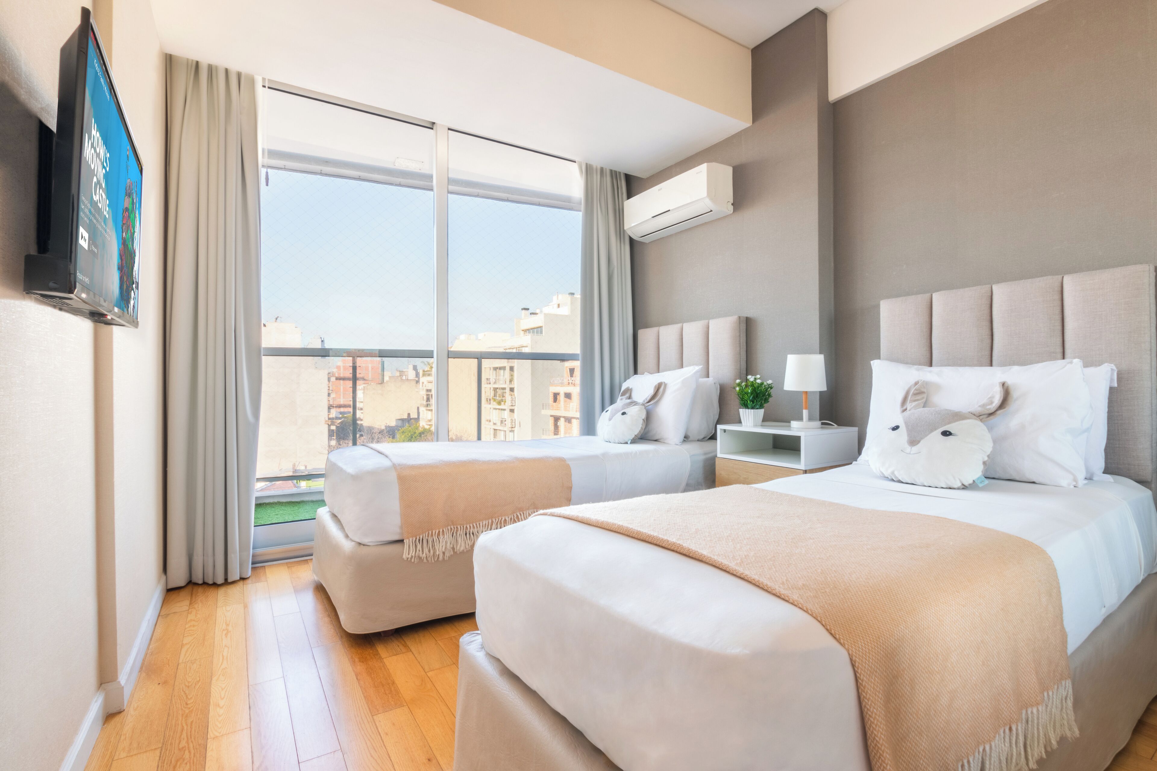 Apartamento, 2 quartos | Roupas de cama premium, edredons de pluma, camas Select Comfort