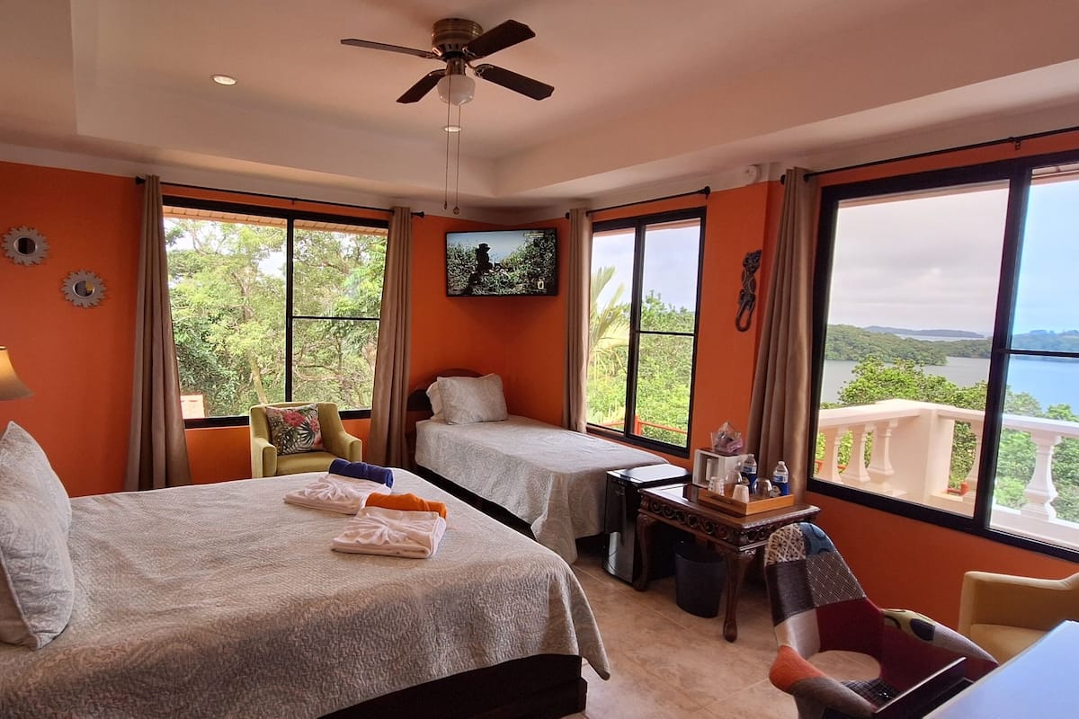 Luxury Triple Room, Multiple Beds, Ocean View | 1 bedroom, Egyptian cotton sheets, premium bedding, pillowtop beds