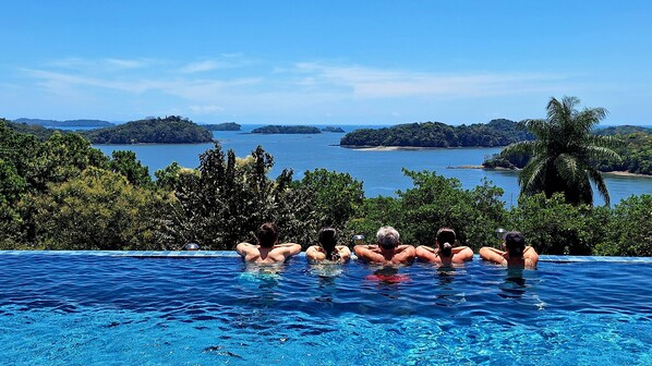 Outdoor pool, open 8:30 AM to 9:30 PM, pool umbrellas, sun loungers - Boca Chica Bay Eco Lodge (Boca Chica)