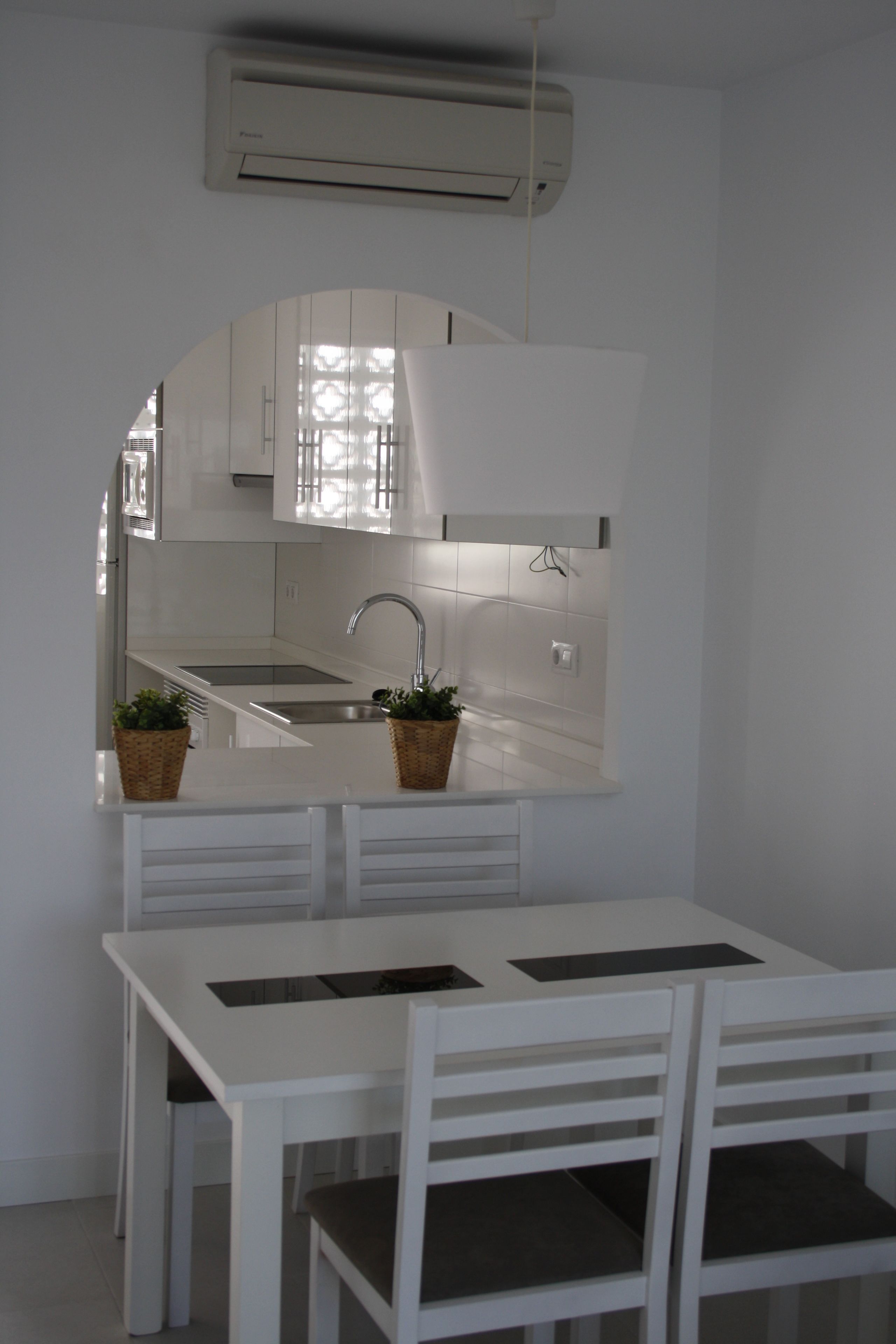 Full-sized fridge, microwave, oven, stovetop