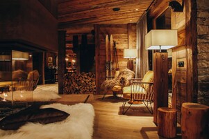 Sala de estar en el lobby